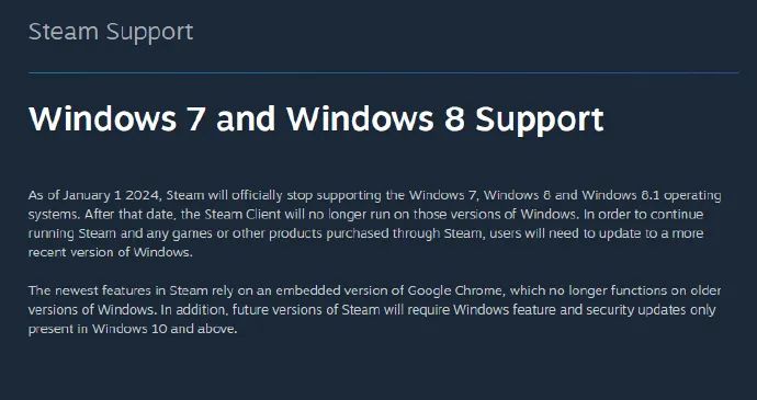 Steam将停止支持旧系统《无畏契约》国服开启预约